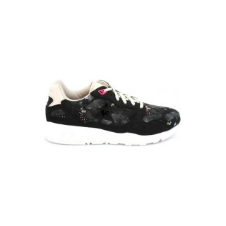 Achat Le Coq Sportif Lcs R900 Noir-Floral Chaussures Homme